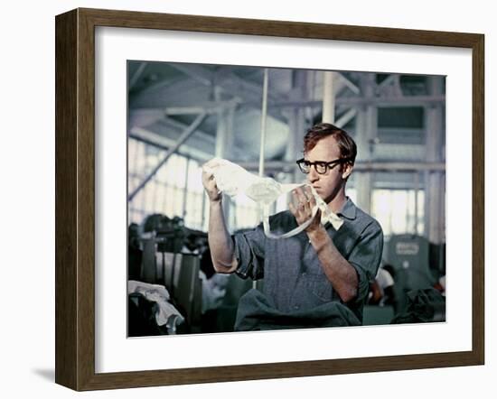 Woody Allen Take the Money and Run 1969 Directed by Woody Allen-null-Framed Photo