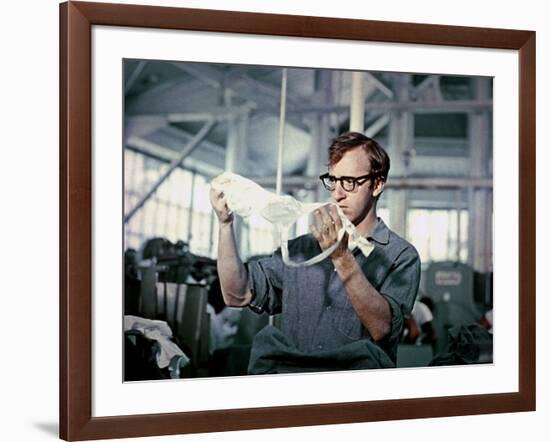 Woody Allen Take the Money and Run 1969 Directed by Woody Allen-null-Framed Photo