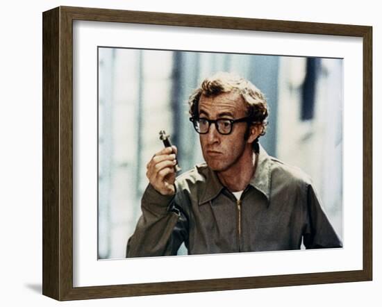 Woody Allen Take the Money and Run 1969 Directed by Woody Allen-null-Framed Photo