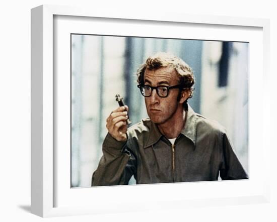 Woody Allen Take the Money and Run 1969 Directed by Woody Allen-null-Framed Photo