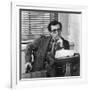 Woody Allen THE FRONT, 1976 directed by MARTIN RITT (b/w photo)-null-Framed Photo