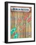 Woody Beach Access-Julie DeRice-Framed Art Print