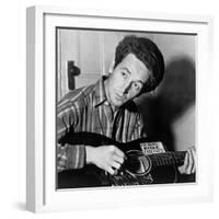 Woody Guthrie (1912-1967)-Al Aumuller-Framed Giclee Print