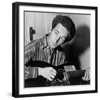 Woody Guthrie (1912-1967)-Al Aumuller-Framed Giclee Print