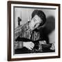 Woody Guthrie (1912-1967)-Al Aumuller-Framed Giclee Print