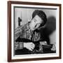 Woody Guthrie (1912-1967)-Al Aumuller-Framed Giclee Print