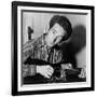 Woody Guthrie (1912-1967)-Al Aumuller-Framed Giclee Print