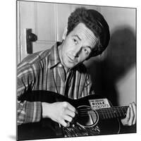 Woody Guthrie (1912-1967)-Al Aumuller-Mounted Giclee Print
