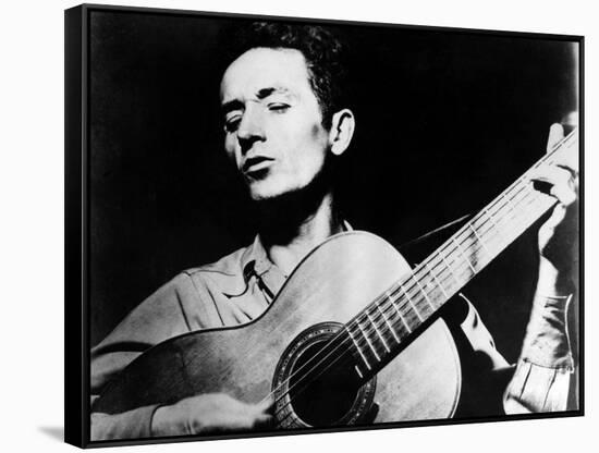 Woody Guthrie (1912-1967)-null-Framed Stretched Canvas