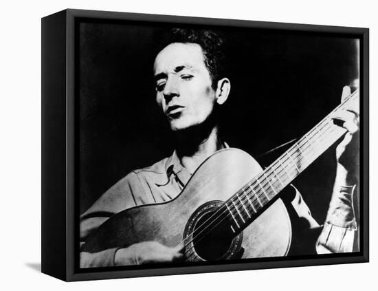 Woody Guthrie (1912-1967)-null-Framed Stretched Canvas
