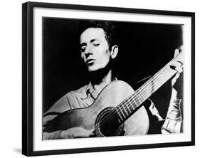 Woody Guthrie (1912-1967)-null-Framed Giclee Print