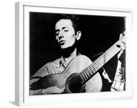 Woody Guthrie (1912-1967)-null-Framed Giclee Print