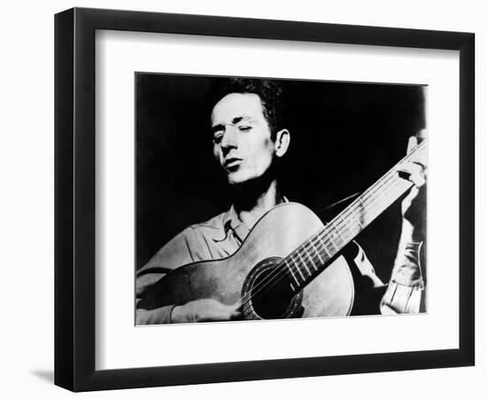 Woody Guthrie (1912-1967)-null-Framed Giclee Print