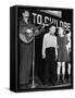 Woody Guthrie (1912-1967)-null-Framed Stretched Canvas