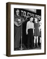 Woody Guthrie (1912-1967)-null-Framed Giclee Print