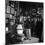 Woody Guthrie Playing in McSorley's Pub-Eric Schaal-Mounted Premium Photographic Print