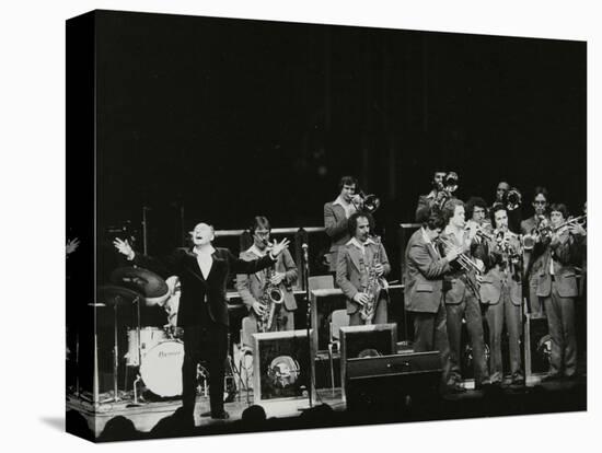 Woody Herman and His Orchestra in Concert at the Forum Theatre, Hatfield, Hertfordshire, 1980-Denis Williams-Stretched Canvas