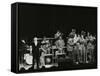 Woody Herman and His Orchestra in Concert at the Forum Theatre, Hatfield, Hertfordshire, 1980-Denis Williams-Framed Stretched Canvas