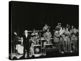 Woody Herman and His Orchestra in Concert at the Forum Theatre, Hatfield, Hertfordshire, 1980-Denis Williams-Stretched Canvas