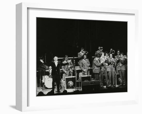 Woody Herman and His Orchestra in Concert at the Forum Theatre, Hatfield, Hertfordshire, 1980-Denis Williams-Framed Photographic Print