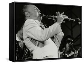 Woody Herman in Concert at the Alexandra Palace, London, 1979-Denis Williams-Framed Stretched Canvas