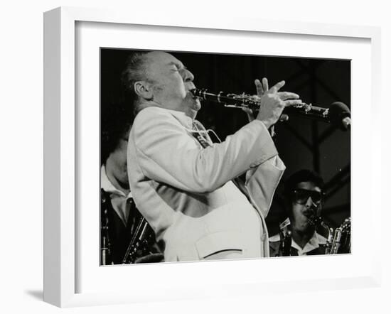 Woody Herman in Concert at the Alexandra Palace, London, 1979-Denis Williams-Framed Photographic Print