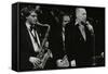 Woody Herman in Concert at the Forum Theatre, Hatfield, Hertfordshire, 1983-Denis Williams-Framed Stretched Canvas