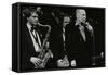 Woody Herman in Concert at the Forum Theatre, Hatfield, Hertfordshire, 1983-Denis Williams-Framed Stretched Canvas