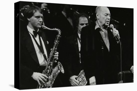 Woody Herman in Concert at the Forum Theatre, Hatfield, Hertfordshire, 1983-Denis Williams-Stretched Canvas