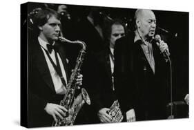Woody Herman in Concert at the Forum Theatre, Hatfield, Hertfordshire, 1983-Denis Williams-Stretched Canvas