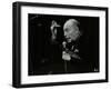 Woody Herman on Stage at the Forum Theatre, Hatfield, Hertfordshire, 24 May 1983-Denis Williams-Framed Photographic Print