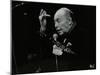 Woody Herman on Stage at the Forum Theatre, Hatfield, Hertfordshire, 24 May 1983-Denis Williams-Mounted Photographic Print