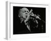 Woody Herman Playing His Clarinet at the Forum Theatre, Hatfield, Hertfordshire, 24 May 1983-Denis Williams-Framed Photographic Print