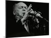 Woody Herman Playing His Clarinet at the Forum Theatre, Hatfield, Hertfordshire, 24 May 1983-Denis Williams-Mounted Photographic Print