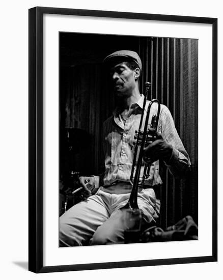 Woody Shaw, Bass Clef, London, 1987-Brian O'Connor-Framed Photographic Print