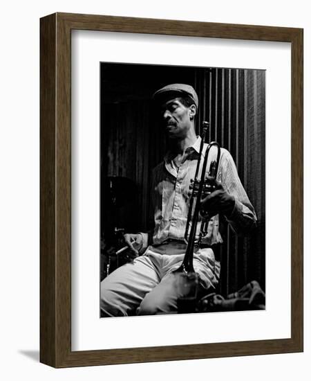 Woody Shaw, Bass Clef, London, 1987-Brian O'Connor-Framed Photographic Print