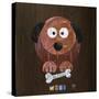 Woof The Dog-Design Turnpike-Stretched Canvas