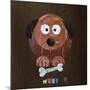 Woof The Dog-Design Turnpike-Mounted Giclee Print