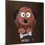 Woof The Dog-Design Turnpike-Mounted Giclee Print