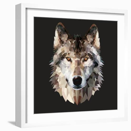 Woof-Lora Kroll-Framed Art Print