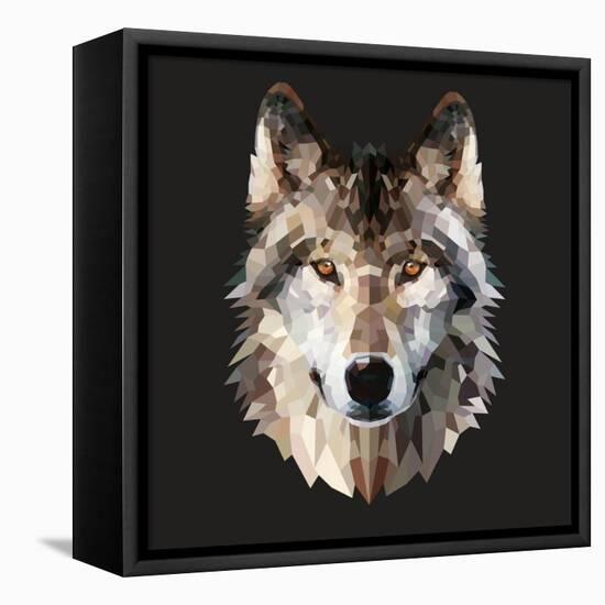 Woof-Lora Kroll-Framed Stretched Canvas