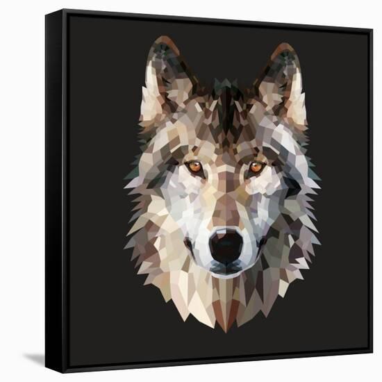 Woof-Lora Kroll-Framed Stretched Canvas