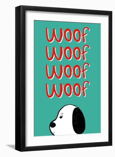 Woof-Emily Navas-Framed Art Print