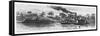 Wool Barge on the River Darling, Australia, 1886-null-Framed Stretched Canvas