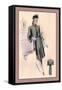 Wool Bolero Suit-null-Framed Stretched Canvas