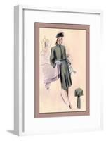 Wool Bolero Suit-null-Framed Art Print