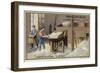 Wool Industry, Threshing-null-Framed Giclee Print