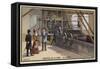 Wool Industry, Washing-null-Framed Stretched Canvas