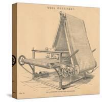 Wool Machinery: Ferrabee and Co.S Wool Lap Machine, C1880-null-Stretched Canvas