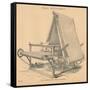 Wool Machinery: Ferrabee and Co.S Wool Lap Machine, C1880-null-Framed Stretched Canvas